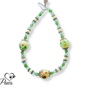Speckled Beads in Lime Green (XS)