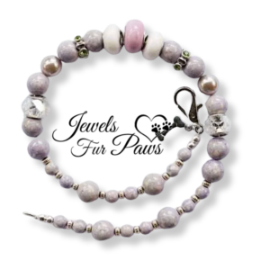 Lavender Beads and Faceted Czech Crystals (M)