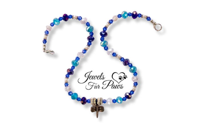 The Dragonfly with Blue Crystals