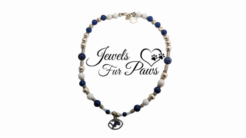 Detroit Lions Pet Necklace  Inches Gemstones &  Football Accessory for Fans & Pets