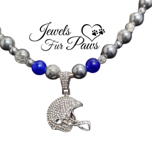 18" Football Charm Pet Necklace | Stylish Game Day Jewelry for Pets & Parents