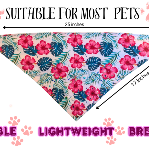 Fashion dog bandana for cats and dogs – lightweight and soft