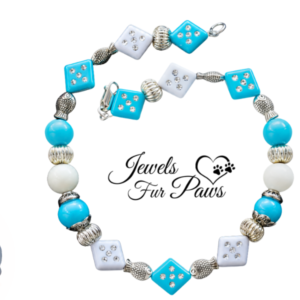 Handmade Lucky Dice Pet Necklace for Small Dogs and Cats
