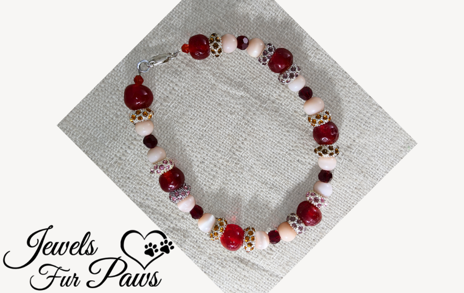 Luxury Ruby Crystal Pet Necklace for Dog & Cat, The Diva Collection, Pave Rhinestone Pet Jewelry Collar S - Image 7